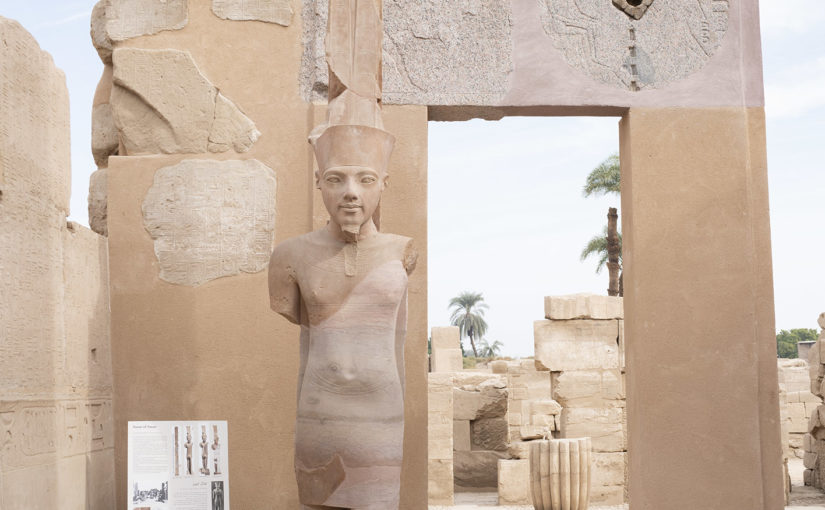 Fin des travaux de restauration de la statue d’Amon de Toutânkhamon à Karnak